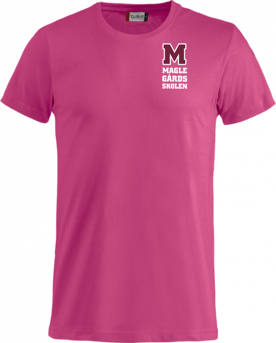 Clique - Magle Bomulds T-Shirt - Lys Cerise