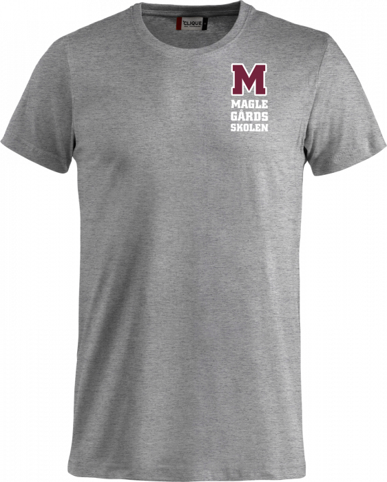 Clique - Magle Cotton T-Shirt - Grey melange